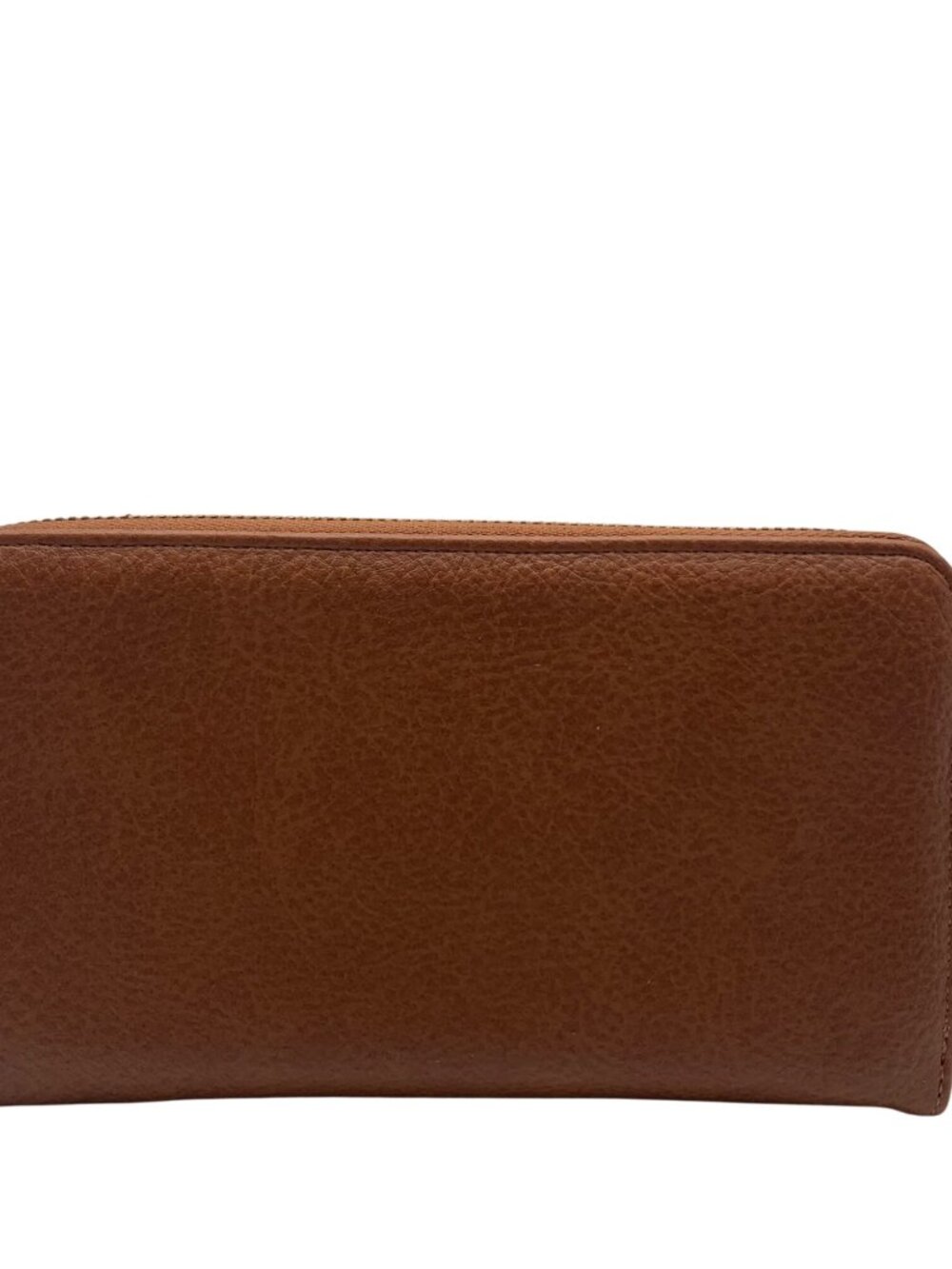 Style & Co Tortoise Shell Whip-Stitch Zip Wallet